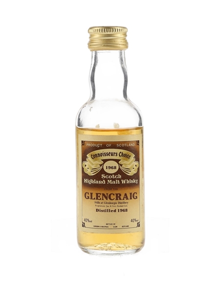 Glencraig 1968 Connoisseurs Choice Bottled 1980s - Gordon & MacPhail 5cl / 40%