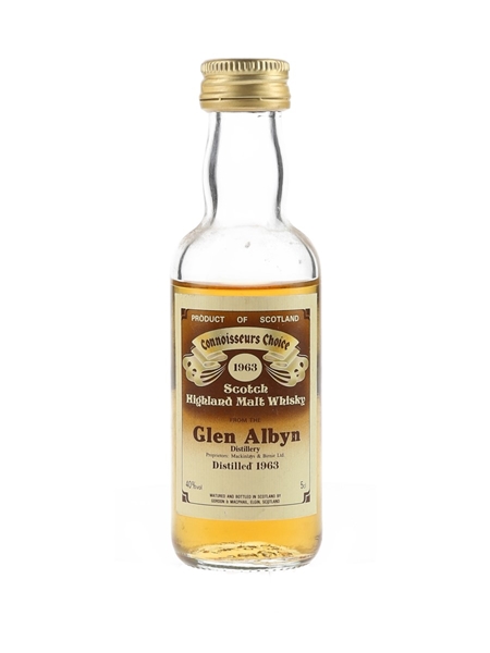 Glen Albyn 1963 Connoisseurs Choice Bottled 1980s - Gordon & MacPhail 5cl / 40%