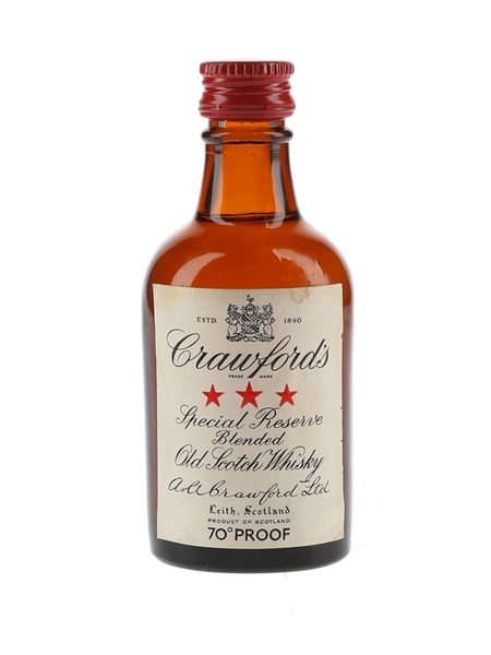 Crawford's 3 Star Bottled 1970s 5cl / 40%