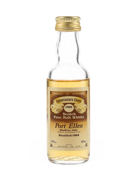 Port Ellen 1969 Connoisseurs Choice Bottled 1980s - Gordon & MacPhail 5cl / 40%