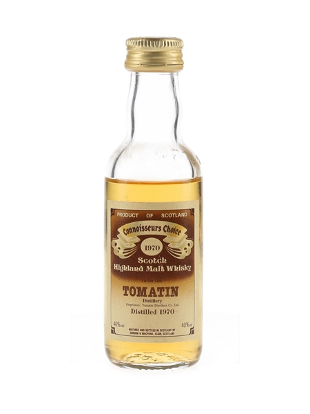 Tomatin 1970 Connoisseurs Choice Bottled 1980s - Gordon & MacPhail 5cl / 40%