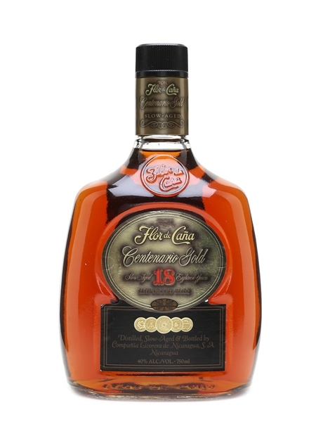 Flor De Cana 18 Year Old Rum Centenario Gold 75cl / 40%