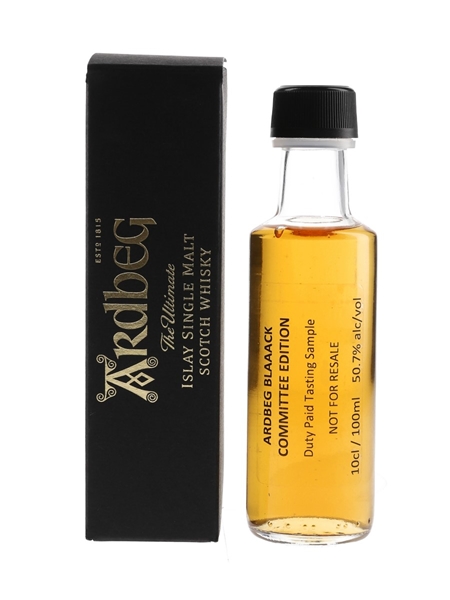 Ardbeg Blaaack Committee 20th Anniversary 2020 - Trade Sample 10cl / 51.7%