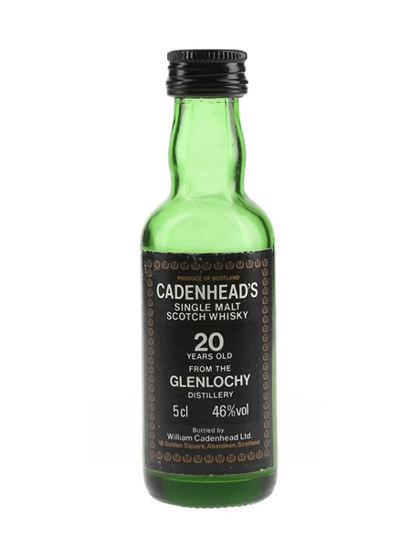 Glenlochy 20 Year Old Bottled 1980s - Cadenhead's 5cl / 46%