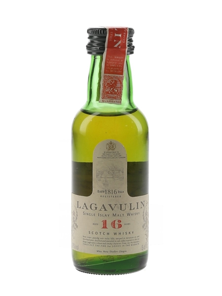 Lagavulin 16 Year Old Bottled 1990s - White Horse Distillers 5cl / 43%