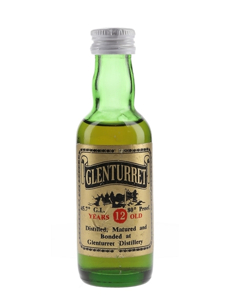 Glenturret 12 Year Old Bottled 1970s 5cl / 45.7%