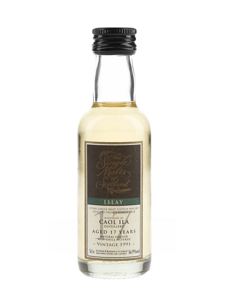 Caol Ila 1991 17 Year Old The Single Malts Of Scotland 5cl / 56.9%