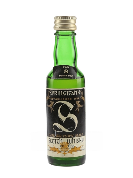 Springbank 8 Year Old Bottled 1970s 5cl / 46%