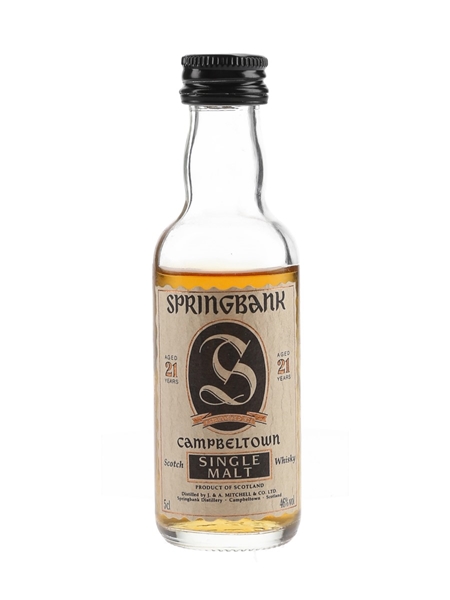 Springbank 21 Year Old Bottled 1990s 5cl / 46%