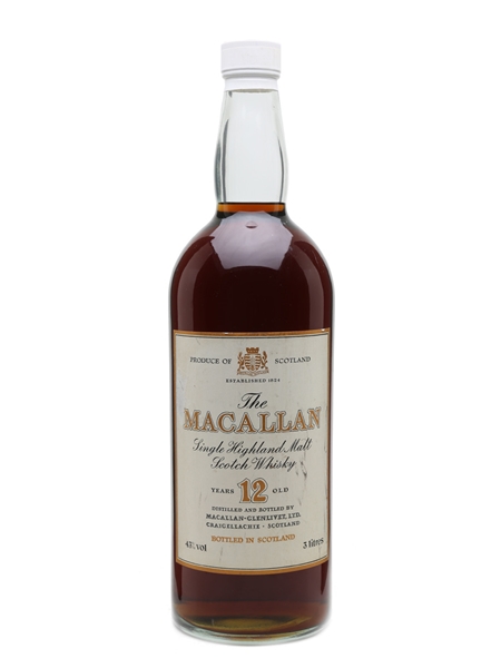 Macallan 12 Year Old 3 Litre 300cl / 43%