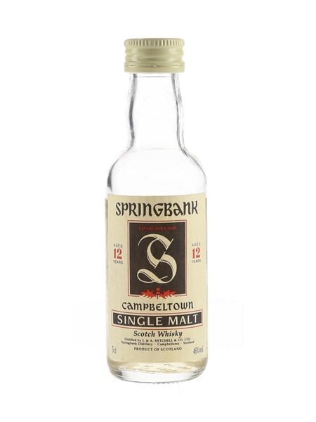 Springbank 12 Year Old Bottled 1990s 5cl / 46%