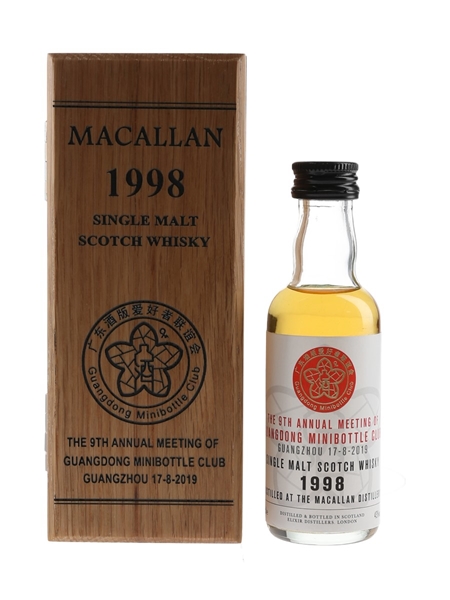 Macallan 1998 Bottled 2019 - 9th Annual Meeting Of Guangdong Minibottle Club 5cl / 43%