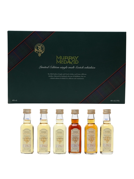 Murray McDavid Single Malt Selection Bunnahabhain, Glenturret, Laphroaig, Linkwood, Macallan & Royal Brackla 6 x 5cl / 46%