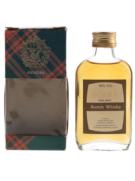 Scapa 8 Year Old Bottled 1980s - Gordon & MacPhail 5cl / 40%