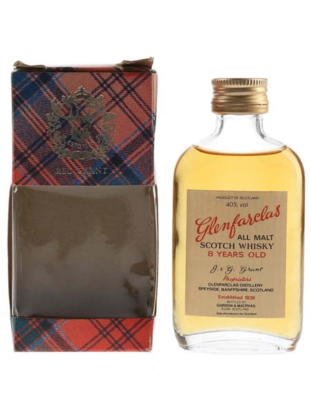 Glenfarclas 8 Year Old Bottled 1980s - Gordon McPhail 5cl / 40%