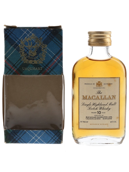 Macallan 10 Year Old Bottled 1970s-1980s 5cl / 40%