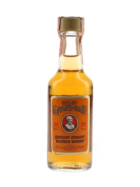 Old Grand Dad Bottled 1980s - Wax & Vitale 5cl / 43%