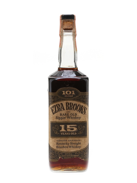 Ezra Brooks 15 Year Old 101 Proof Bottled 1980s 75cl / 50.5%