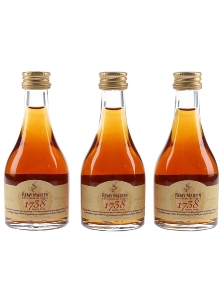 Remy Martin 1738  3 x 5cl