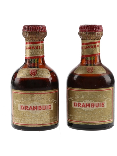 Drambuie Bottled 1950s-1960s 2 x 5cl / 40%