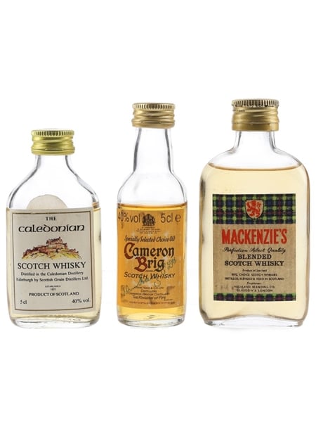 Caledonian, Cameron Brig & Mackenzie's  3 x 5cl