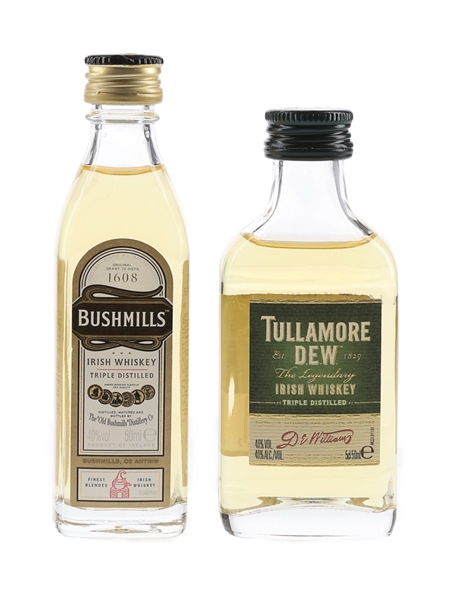 Bushmills & Tullamore Dew  2 x 5cl / 40%