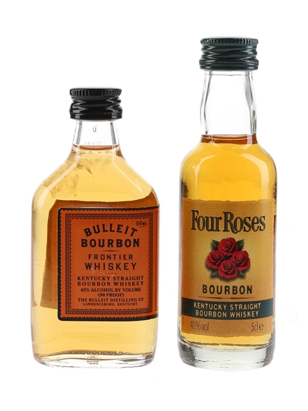 Bulleit & Four Roses  2 x 5cl