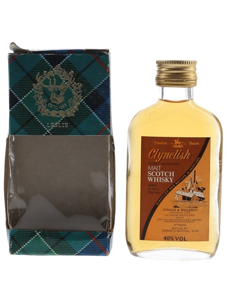 Clynelish 12 Year Old Bottled 1980s - Gordon & MacPhail 5cl / 40%