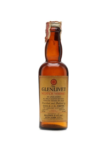 Glenlivet 12 Years Old US Release Miniature