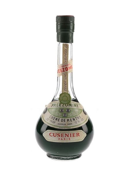 Cusenier Freezomint Creme De Menthe Bottled 1960s 34cl / 30%