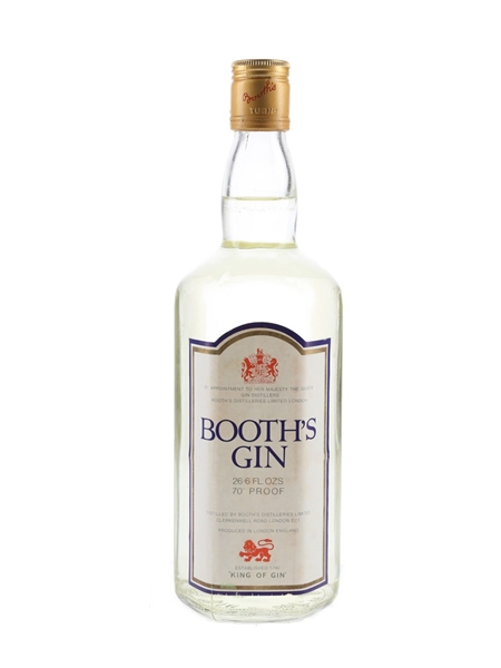 Booth's Gin Bottled 1970s 75.7cl / 40%