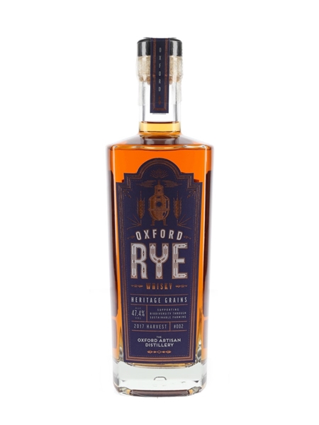 Oxford Rye Whisky 2017 Harvest Heritage Grains Batch 2 70cl / 47.4%