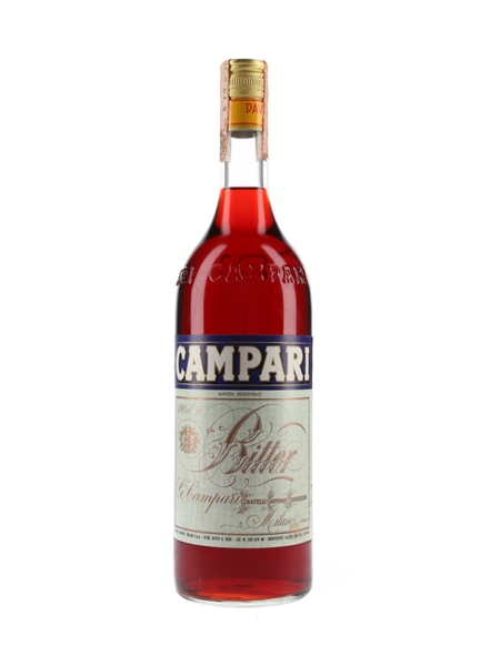 Campari Bitter Bottled 1980s 100cl / 25%