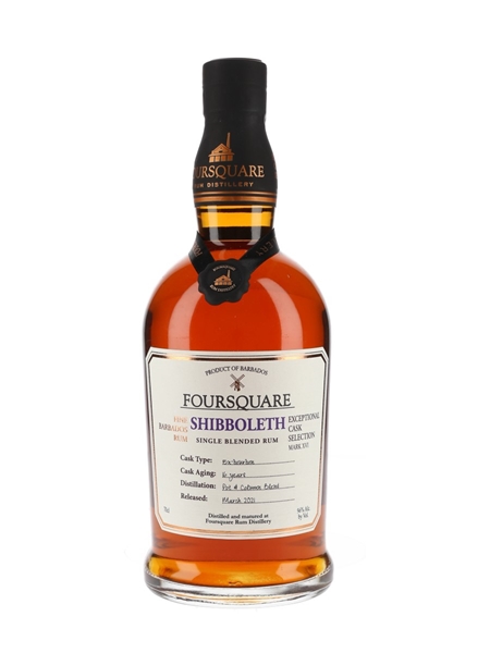 Foursquare Shibboleth 16 Year Old Bottled 2021 - Exceptional Cask Selection Mark XVI 70cl / 56%