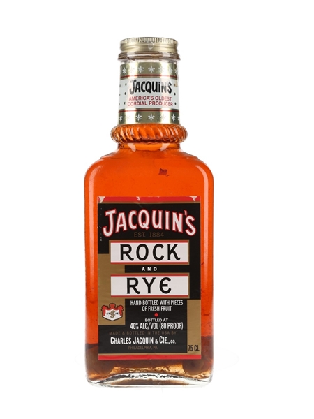 Jacquin's Rock And Rye Bottled 1980s 75cl / 40%