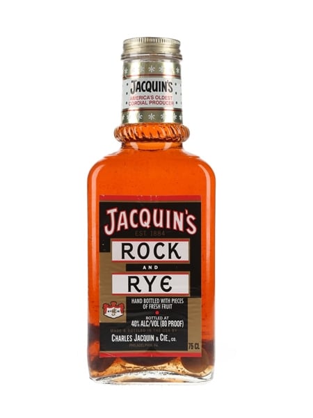 Jacquin's Rock And Rye Bottled 1980s 75cl / 40%