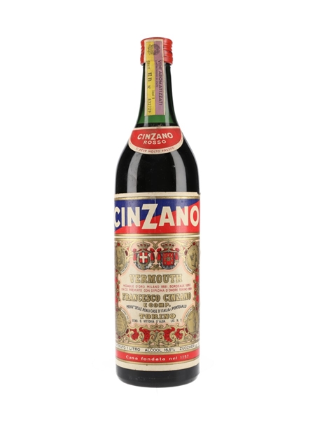 Cinzano Rosso Vermouth Bottled 1970s 100cl / 16.5%