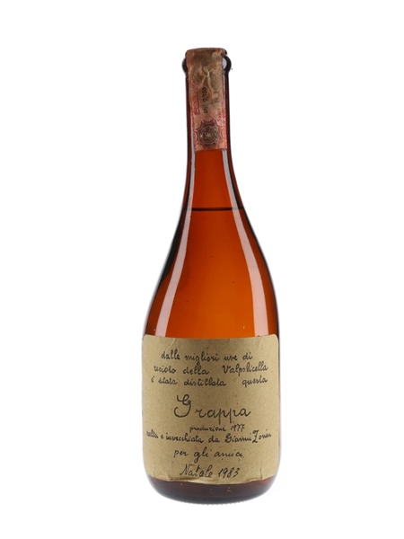 Gianni Zonin 1977 Grappa Bottled 1983 75cl