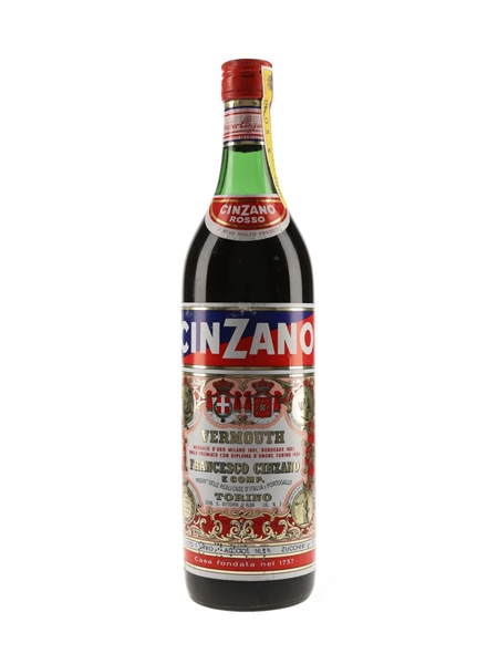 Cinzano Rosso Vermouth Bottled 1970s 100cl / 16.5%