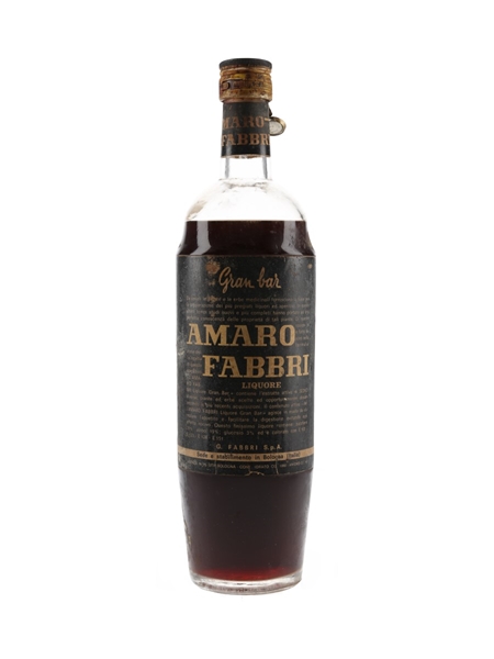 Amaro Fabbri Bottled 1950s 100cl / 19%