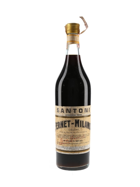 Santoni Fernet Milano Bottled 1960s 100cl / 40%