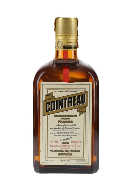 Cointreau Liqueur Bottled 1980s - Spain 85cl / 40%