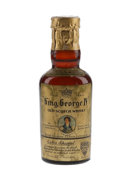 King George IV Spring Cap Bottled 1950s 5cl / 40%