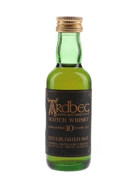 Ardbeg 10 Year Old Bottled 1970s 5cl