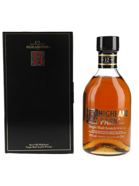 Highland Park 12 Year Old Bottled 1980s - James Grant & Co. 75cl / 40%