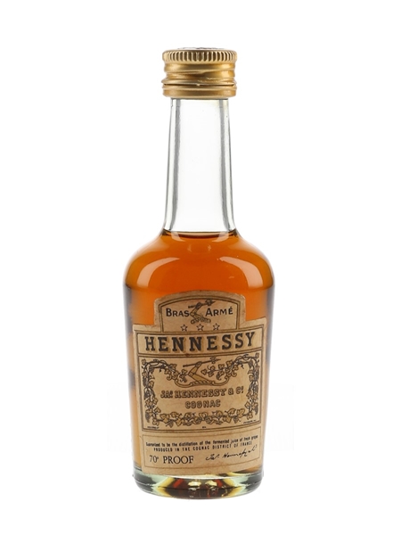 Hennessy Bras Arme Bottled 1970s 5cl / 40%