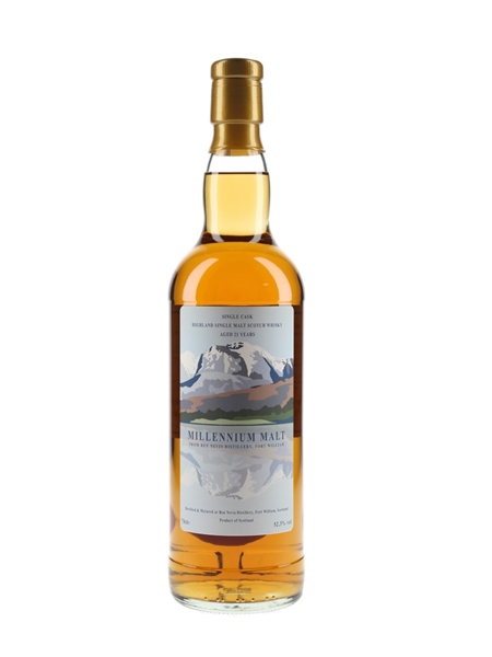 Ben Nevis 1999 21 Year Old Millennium Malt Cask 906 Private Cask Bottling 70cl / 52.3%