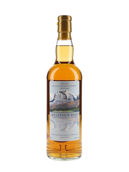 Ben Nevis 1999 21 Year Old Millennium Malt Cask 906 Private Cask Bottling 70cl / 52.3%