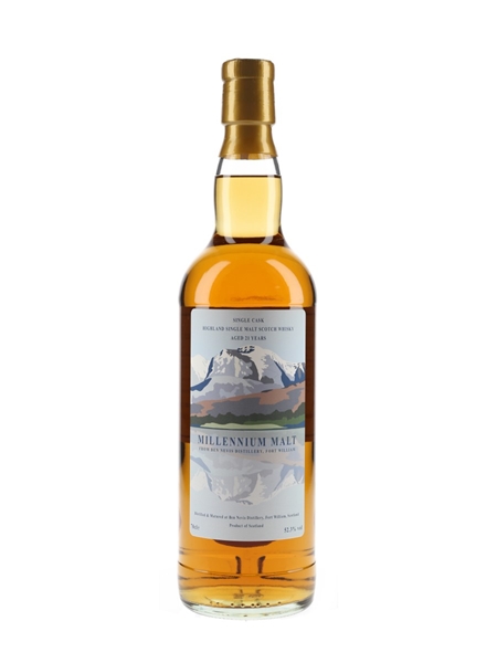 Ben Nevis 1999 21 Year Old Millennium Malt Cask 906 Private Cask Bottling 70cl / 52.3%