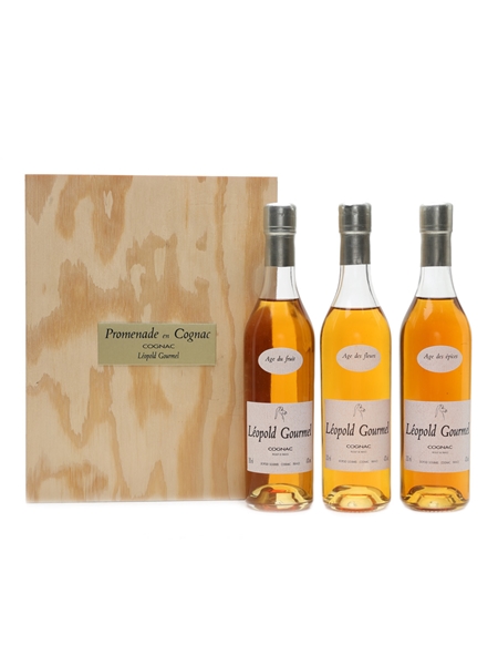 Leopold Gourmel Promenade En Cognac  3 x 20cl